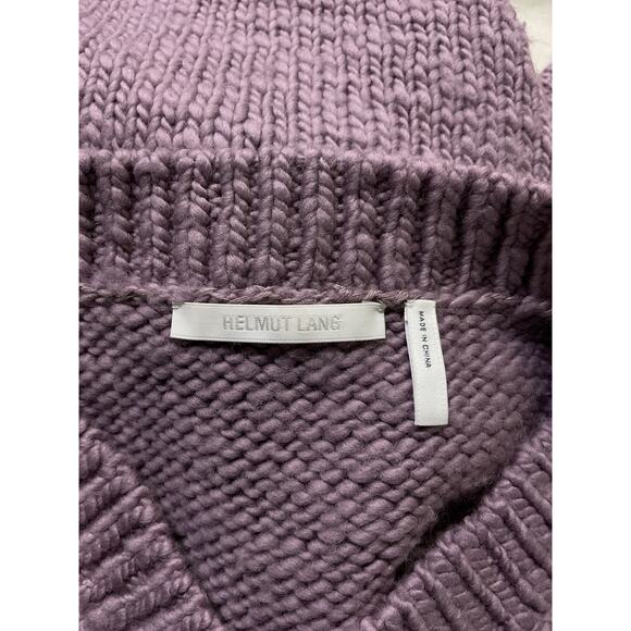 Helmut Lang Purple Wool Sweater Size S - Picture 3 of 4